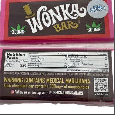 Wonka Chocolate Bar Capn Crunch