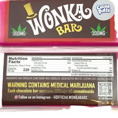 Wonka Chocolate Bar Cocoa Puffs